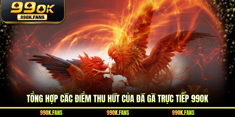 Tổng hợp các điểm thu hút của đá gà trực tiếp 99OK